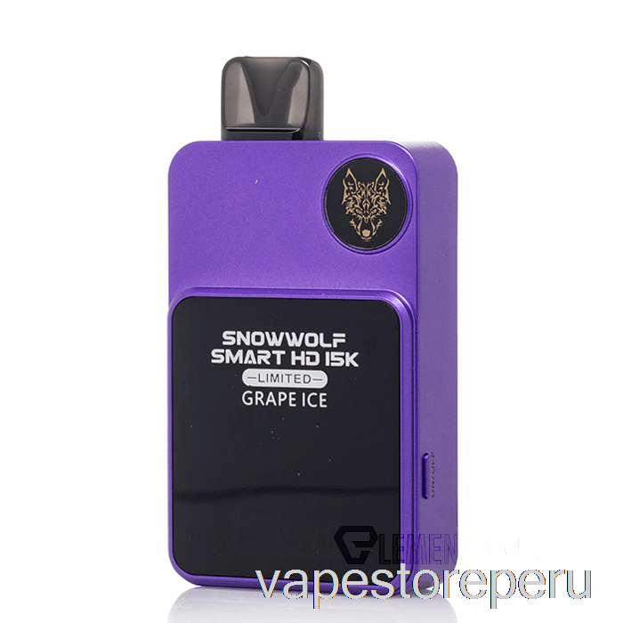 Vape Peru Snowwolf Smart Hd 15k Limitado Desechable Uva Hielo